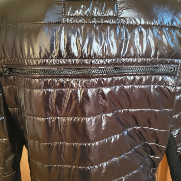 Demobaza Black Puffer Coat Jacket M/L - Picture 6 of 9